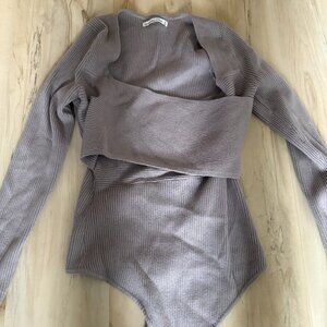 Abercrombie LuxeLoft Wrap Bodysuit